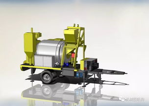 可移動(dòng)小型瀝青制造機(jī)3d數(shù)模圖紙 solidworks設(shè)計(jì)